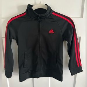 Kids Adidas 3 Stripes Warm-Up/Track Jacket Sz. 5